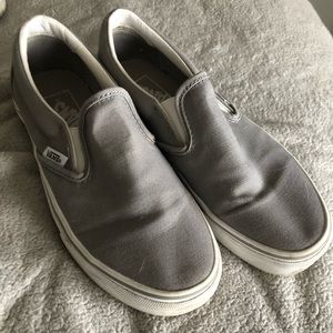 Grey Slide On Vans